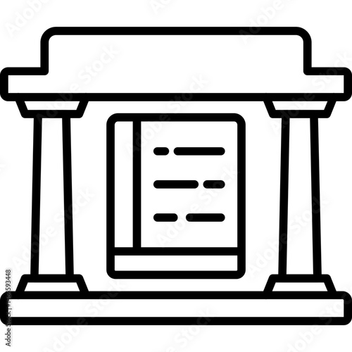 Font Library Icon