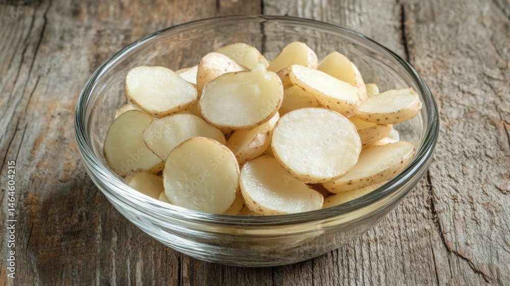 Crunchy Delight: Potato Chips in Glass Bowl, Perfect Snack for Beer Lovers
Crunchy Delight: Potato Chips in Glass Bowl, Perfect Snack for Beer Lovers