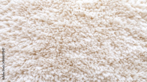 Cream fluffy textile texture soft plush fabric surface background