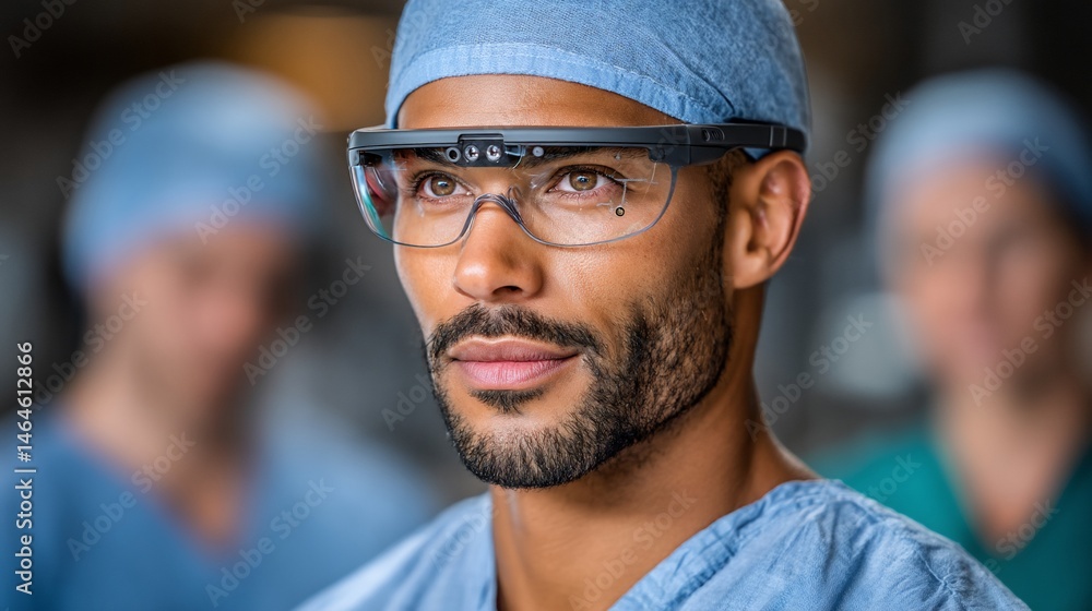 Fototapeta premium Focused medical professional