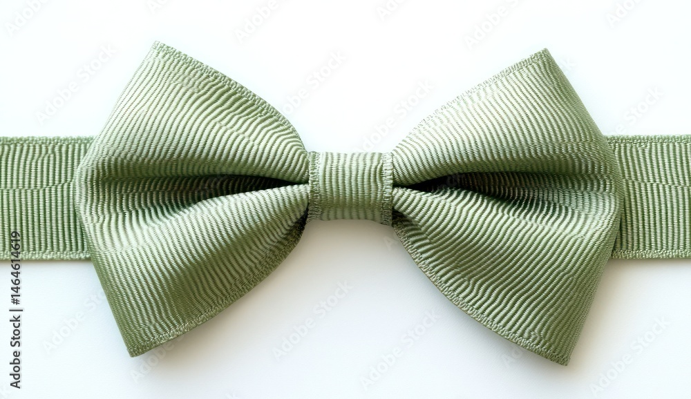 Elegant Green Bow Tie on White Background for Formal and Casual Occasions, Perfect for Weddings and Dressy Events Elegant Green Bow Tie on White Background for Formal and Casual Occasions, Perfect for Weddings and Dressy Events