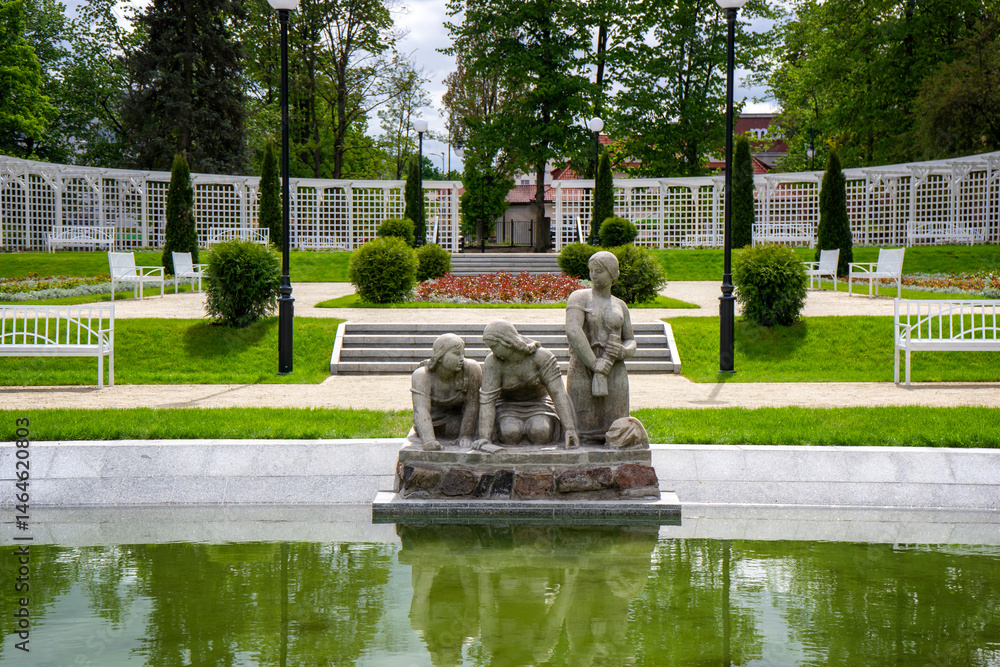 Ogród Różany w Parku Planty, Białystok, Podlasie