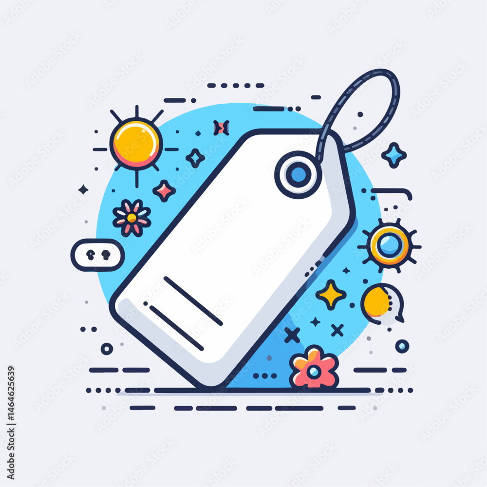 Fototapeta premium vector price tag