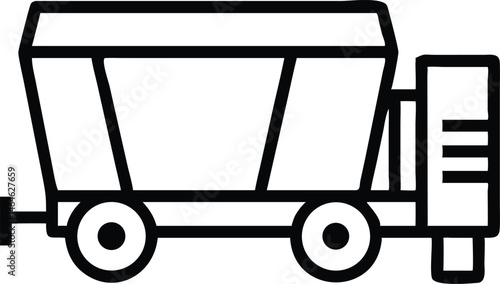 Feed Mixer Wagon for Efficient Livestock Feed Blending and Agricultural Operations