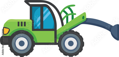 Self Propelled Forage Harvester for Efficient Crop Harvesting and Feed Production