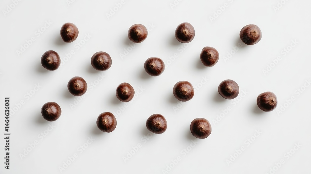 Roasted Chestnuts Pattern: A Delightful Autumnal Arrangement