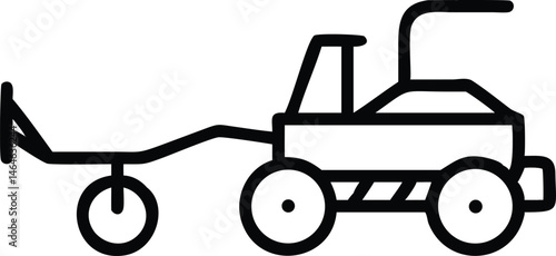 Tractor Attached Amazone EDX Seeder for Precision Farming