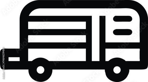 Livestock Transport Trailer for Farm Animals and Agricultural Use