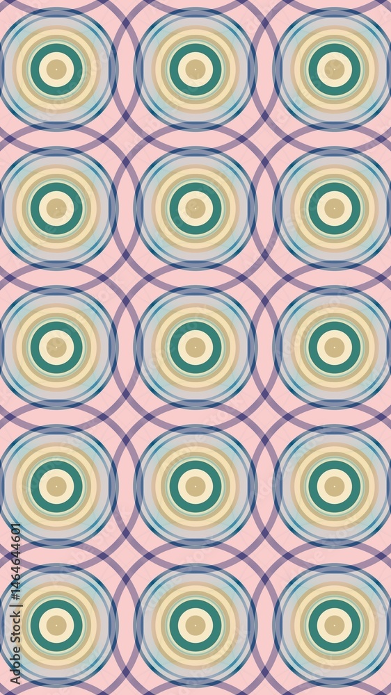 Fototapeta premium circle motif, circle pattern, symmetrical, circle lines, wall wallpaper, HD