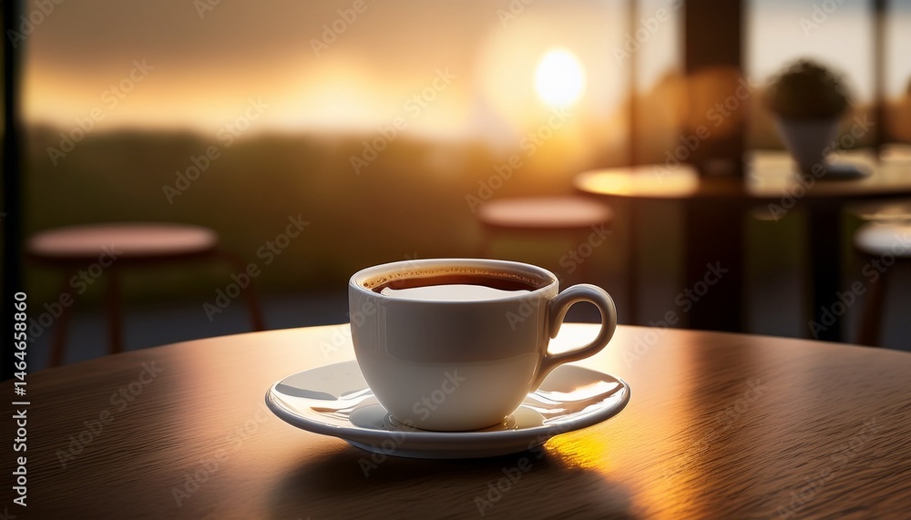 a cup of coffee on a saucer on a table perfect for morning or afternoon pick me up a cup of coffee on a saucer on a table perfect for morning or afternoon pick me up