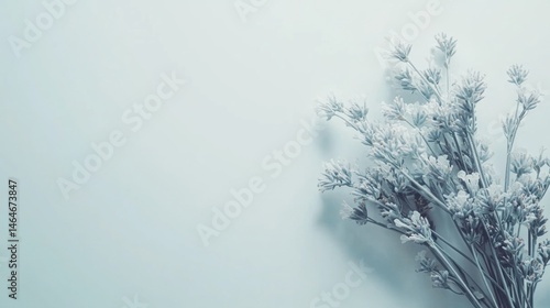 Delicate, light grey flowers