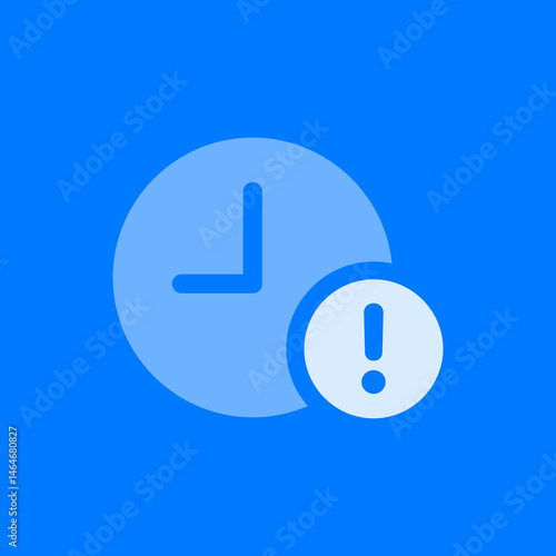 Clock Exclamation Badge Filled
