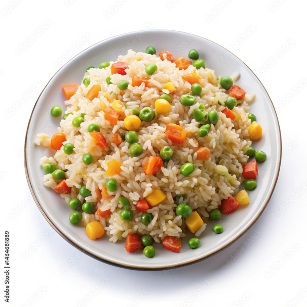 rice with vegetables rice with vegetables