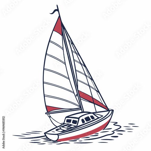 sailboat on the sea