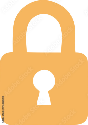 golden lock icon element, including classic padlocks, heart-shaped locks, and locks integrated with shields. 