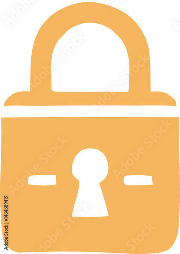 golden lock icon element, including classic padlocks, heart-shaped locks, and locks integrated with shields. 