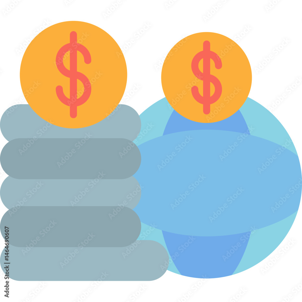 Obraz premium Disposable Income Icon