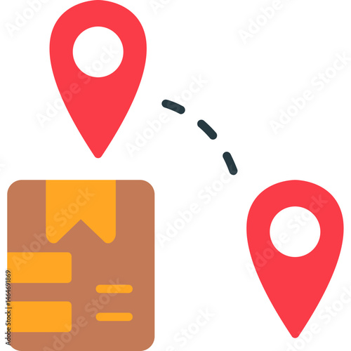 Shipping Route Icon