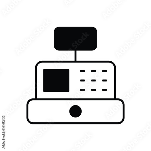 Cash Register Icon vector