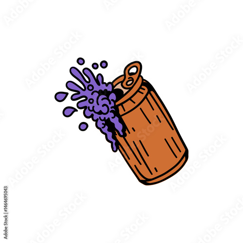 summer soda hand drawing illustration