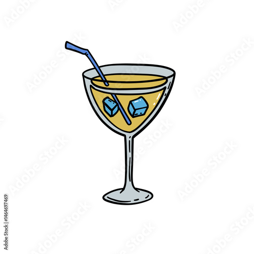 summer juice hand drawing illustration