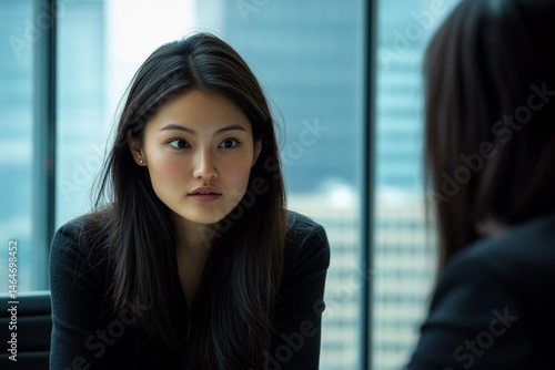 Woman Having a Meeting
