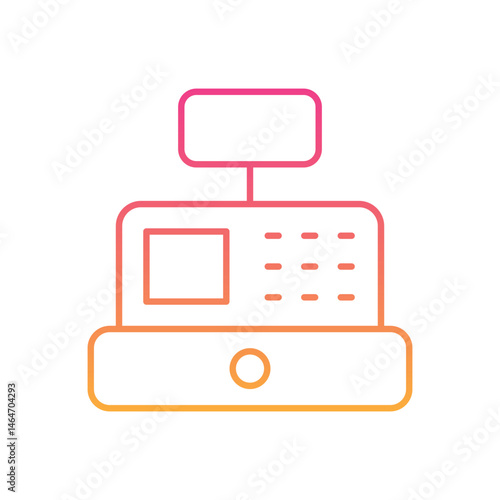 Cash Register Icon vector