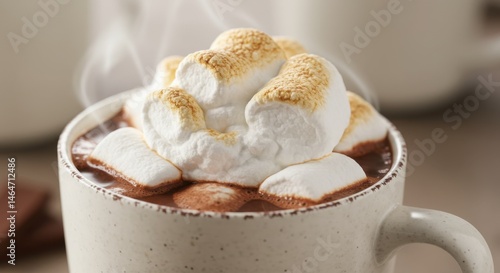 Hot chocolate with marshmallows