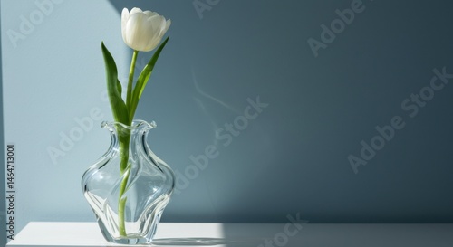 white tulips in a vase
