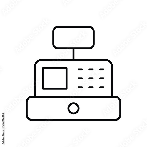 Cash Register Icon vector