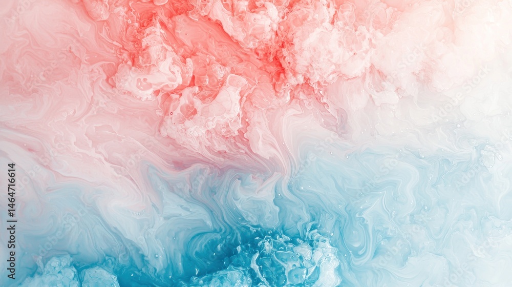 Fototapeta premium Abstract swirling colors blend in a fluid design.