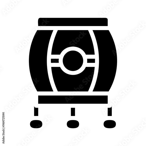 Simplified Graphical Depiction of a Traditional Asian Festival Lantern