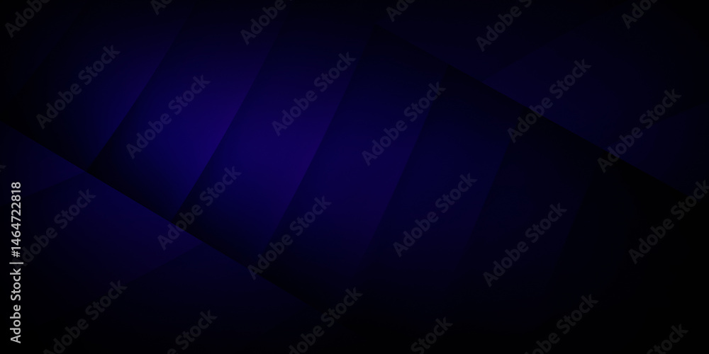 Fototapeta premium Abstract Blue and Black Gradient Background with Geometric Shapes