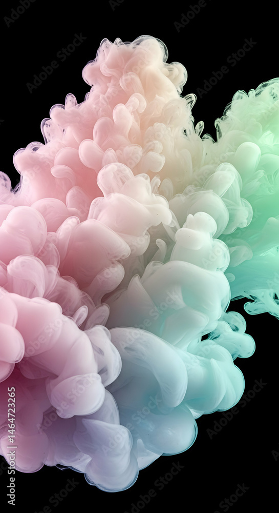 Pastel Rainbow Ink Explosions Abstract Art Background Design Pastel Rainbow Ink Explosions Abstract Art Background Design
