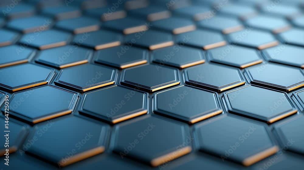 Futuristic Sleek Design with Hexagonal Metallic Pattern and Reflective Texture for Modern Appeal Futuristic Sleek Design with Hexagonal Metallic Pattern and Reflective Texture for Modern Appeal