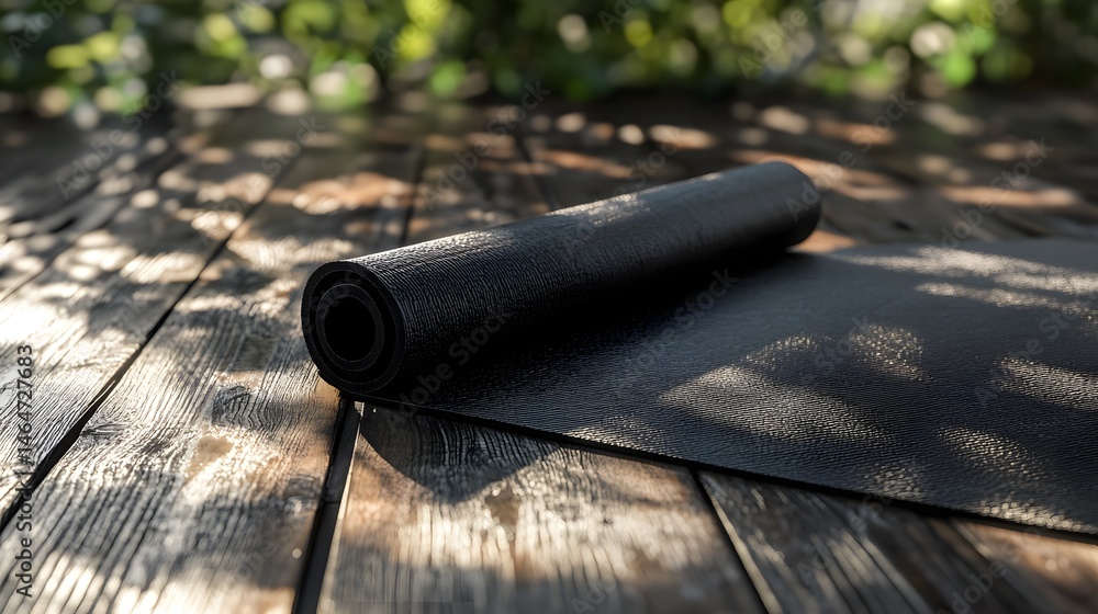 Yoga mat mockup with textured surface Yoga mat mockup with textured surface