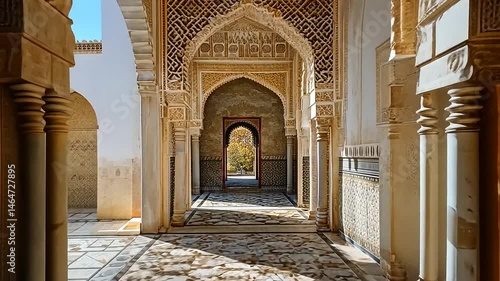Exploring the Enchanting Architecture of Alhambra Palace in Granada, Spain