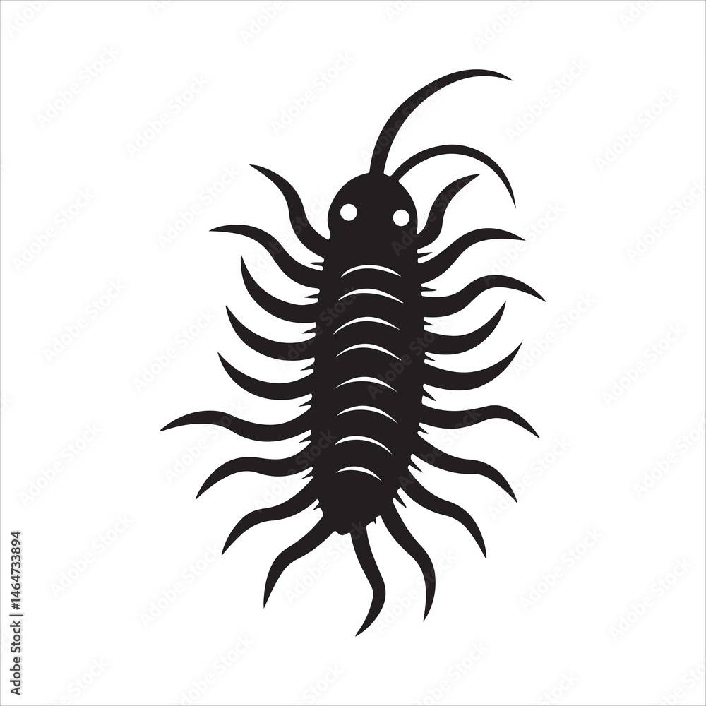 Obraz premium caecilia tentaculata vector art illustration