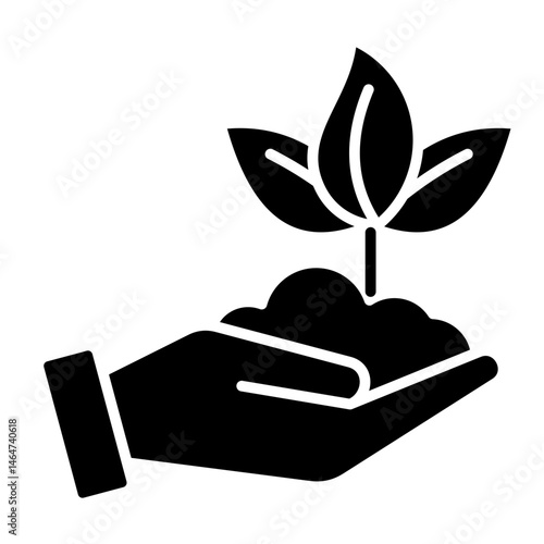 Plant  Icon Element For Design	