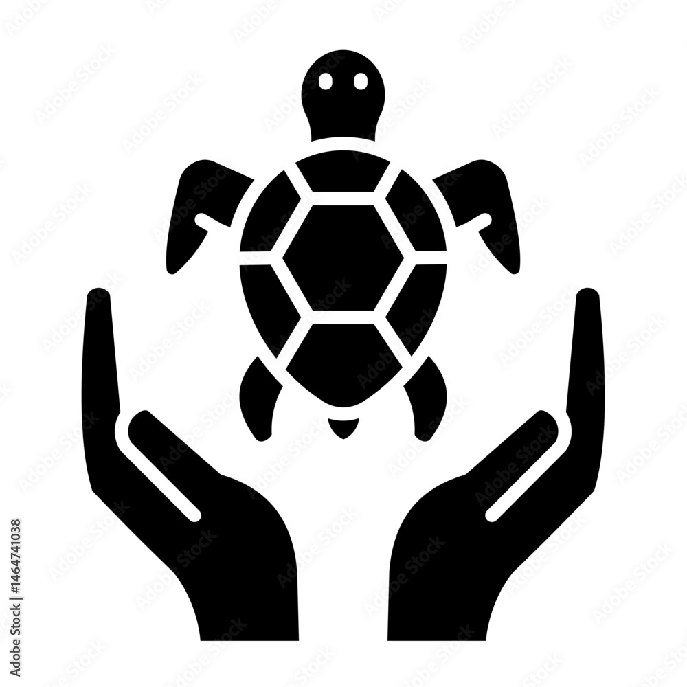 Obraz premium Turtle Icon Element For Design 