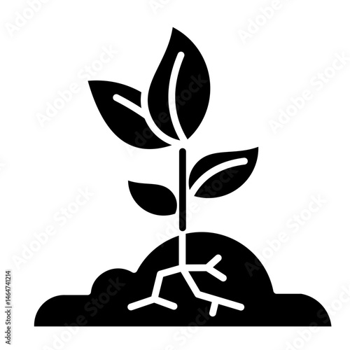 Roots  Icon Element For Design	
