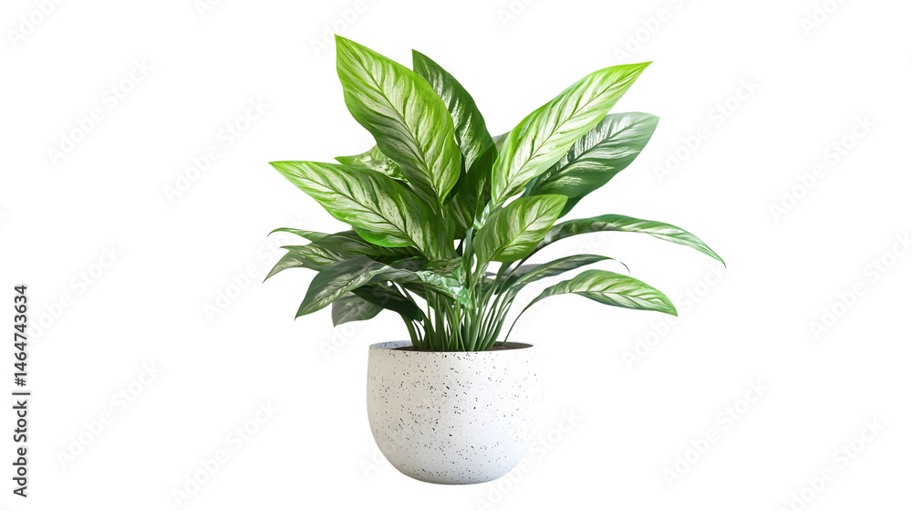 Contemporary White Background Indoor Plant for Modern Interior Design Contemporary White Background Indoor Plant for Modern Interior Design