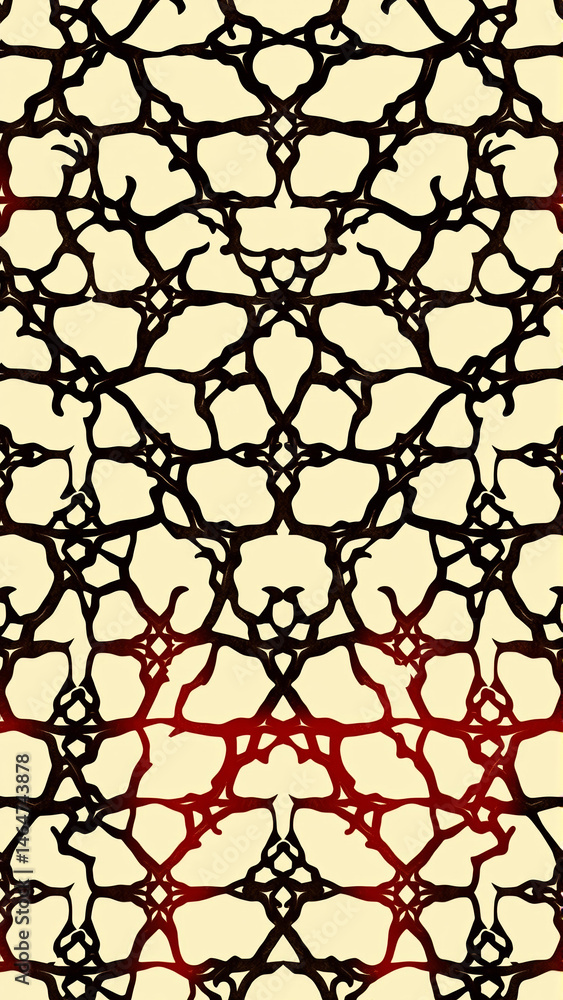 Naklejka premium Vintage Japanese-style ornament