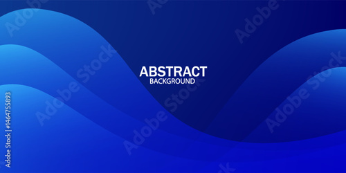 Abstract blue color background. Dynamic shapes composition.Vector eps 10