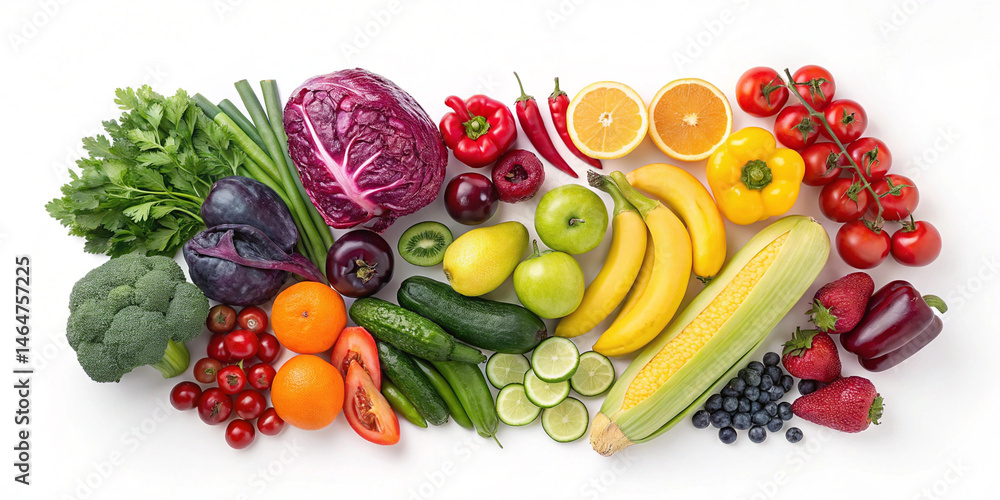 fresh vegetables on white background fresh vegetables on white background