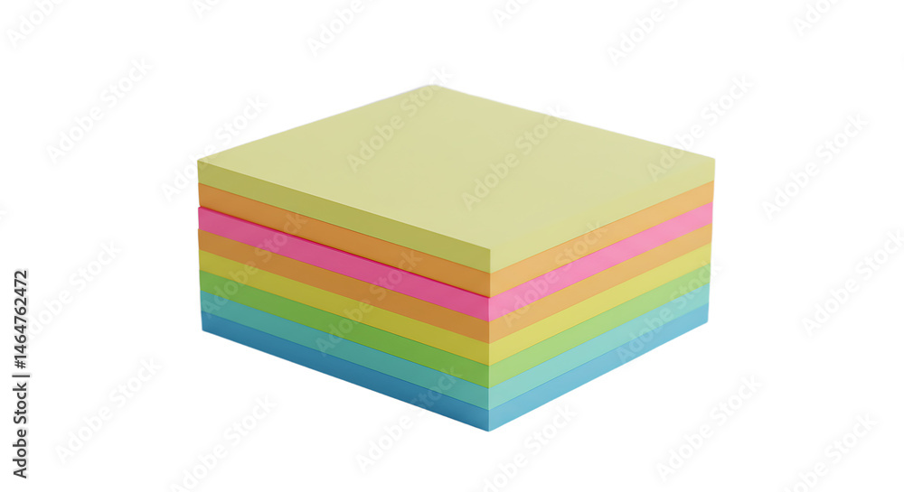 Stack of Colorful Sticky Notes Stack of Colorful Sticky Notes