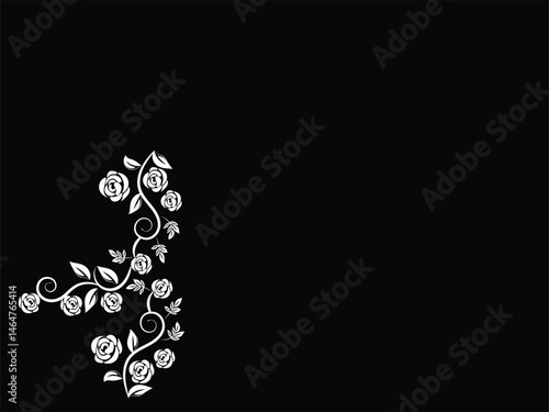 Elegant Line Art Leaf Design Simple Minimalist White Leaf Illustration for Nature Themed Projects