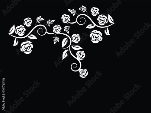Elegant Line Art Leaf Design Simple Minimalist White Leaf Illustration for Branding Nature and Botanical Projects