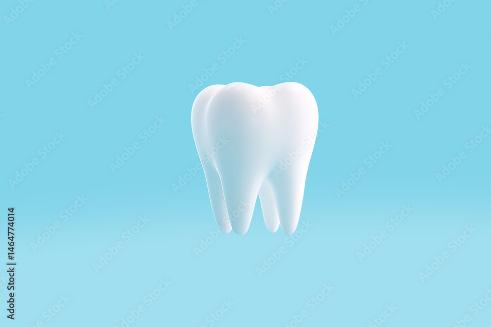White teeth in a softly lit studio White teeth in a softly lit studio