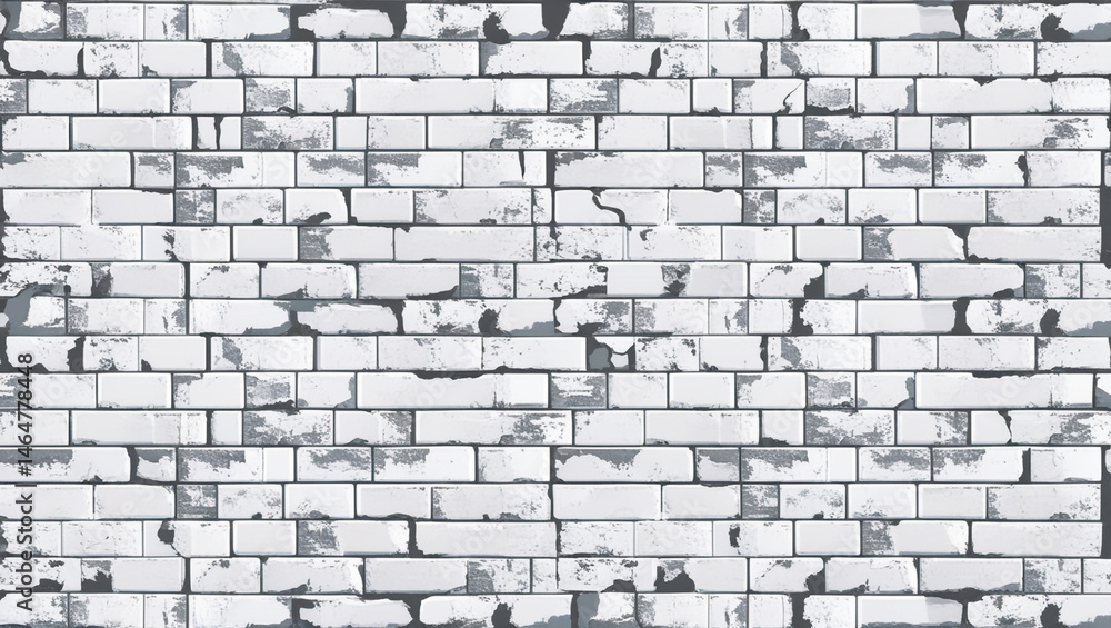 Obraz premium Style old brick wall with cracks